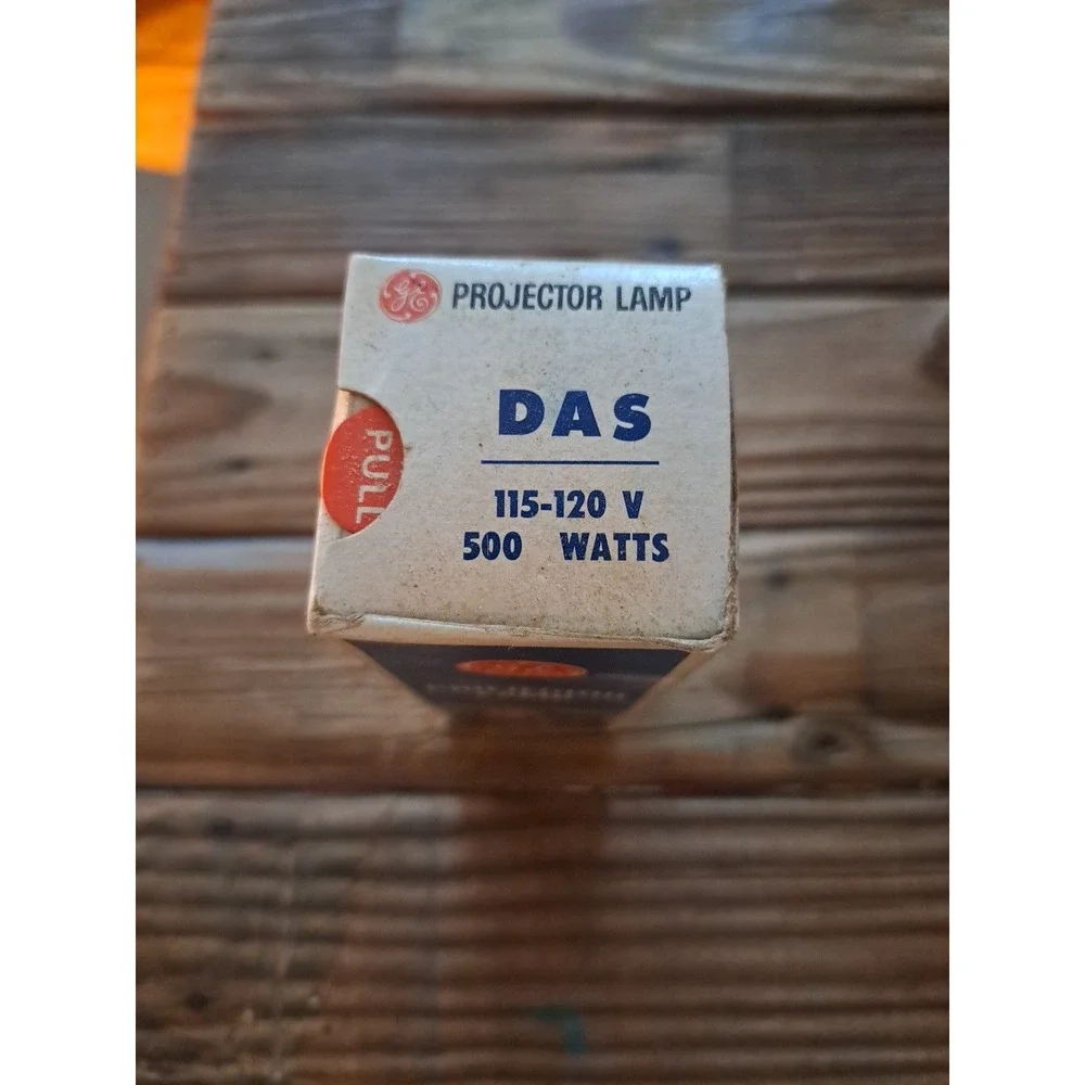 VINTAGE PROJECTOR LAMP -DAS - 500W 120V -GE